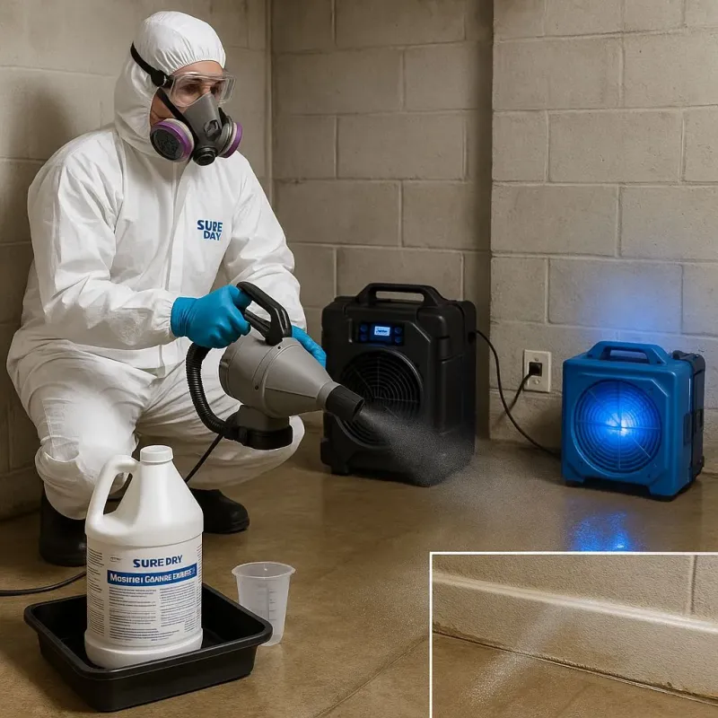 Sanitization and Odor Removal process in Worcester, MA